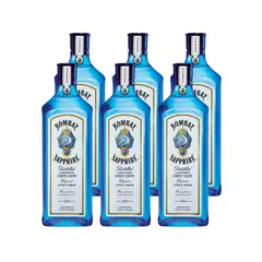 BOMBAY - Gin Sapphire London Dry Gin 40° 750cc x6