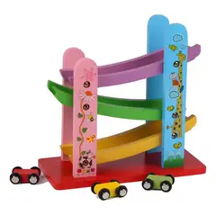 GENERICO - Autopista de Madera para Juego Montessori