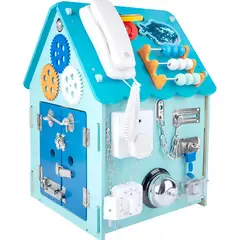 GENERICO - Casa Montessori Azul Multi Actividades de Madera