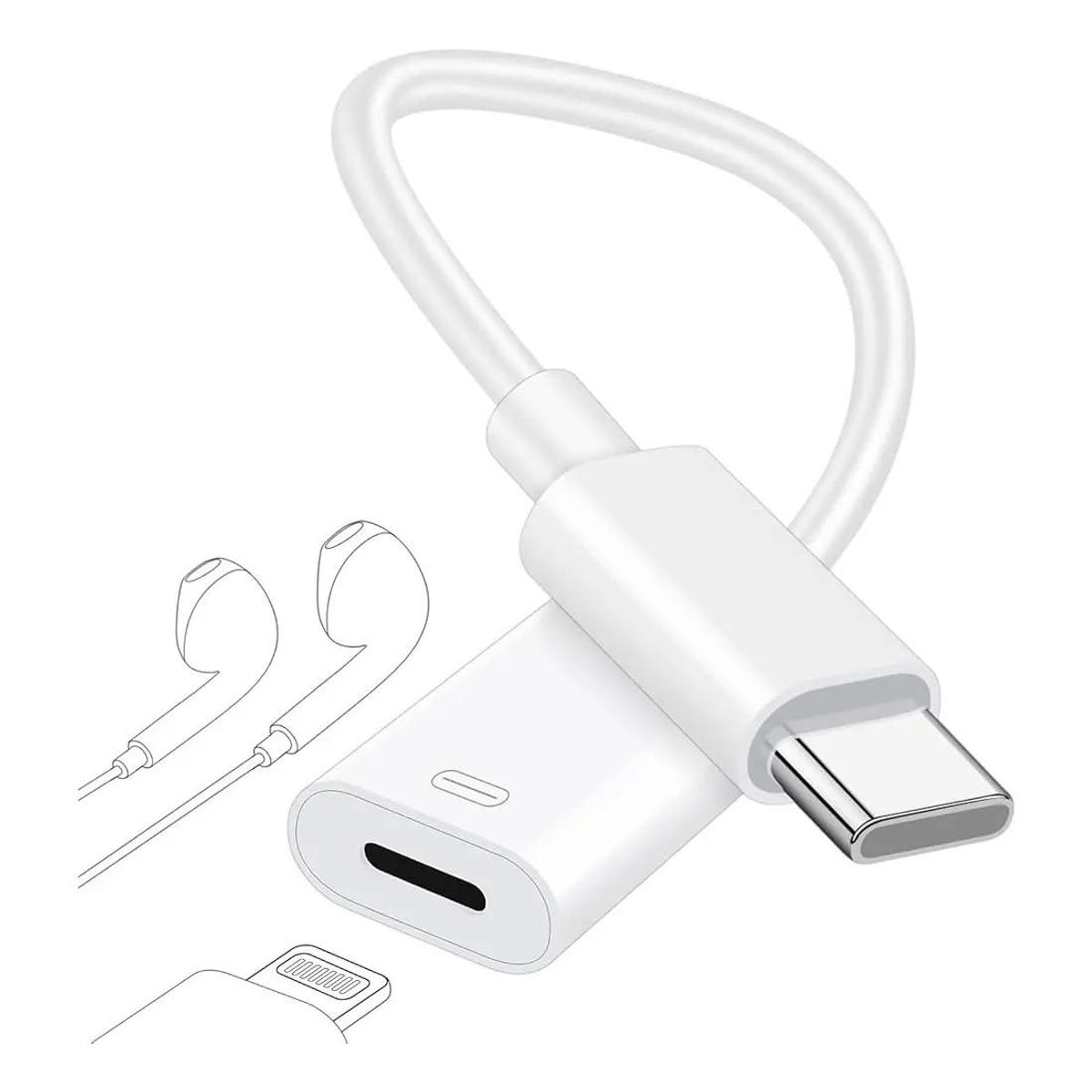 GENERICO - Adaptador USB Tipo C a Audífonos para iPad y MacBook