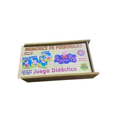 GENERICO - Juego Memorice De Peppa Pig En Madera Didáctico Infantil 36 Piezas