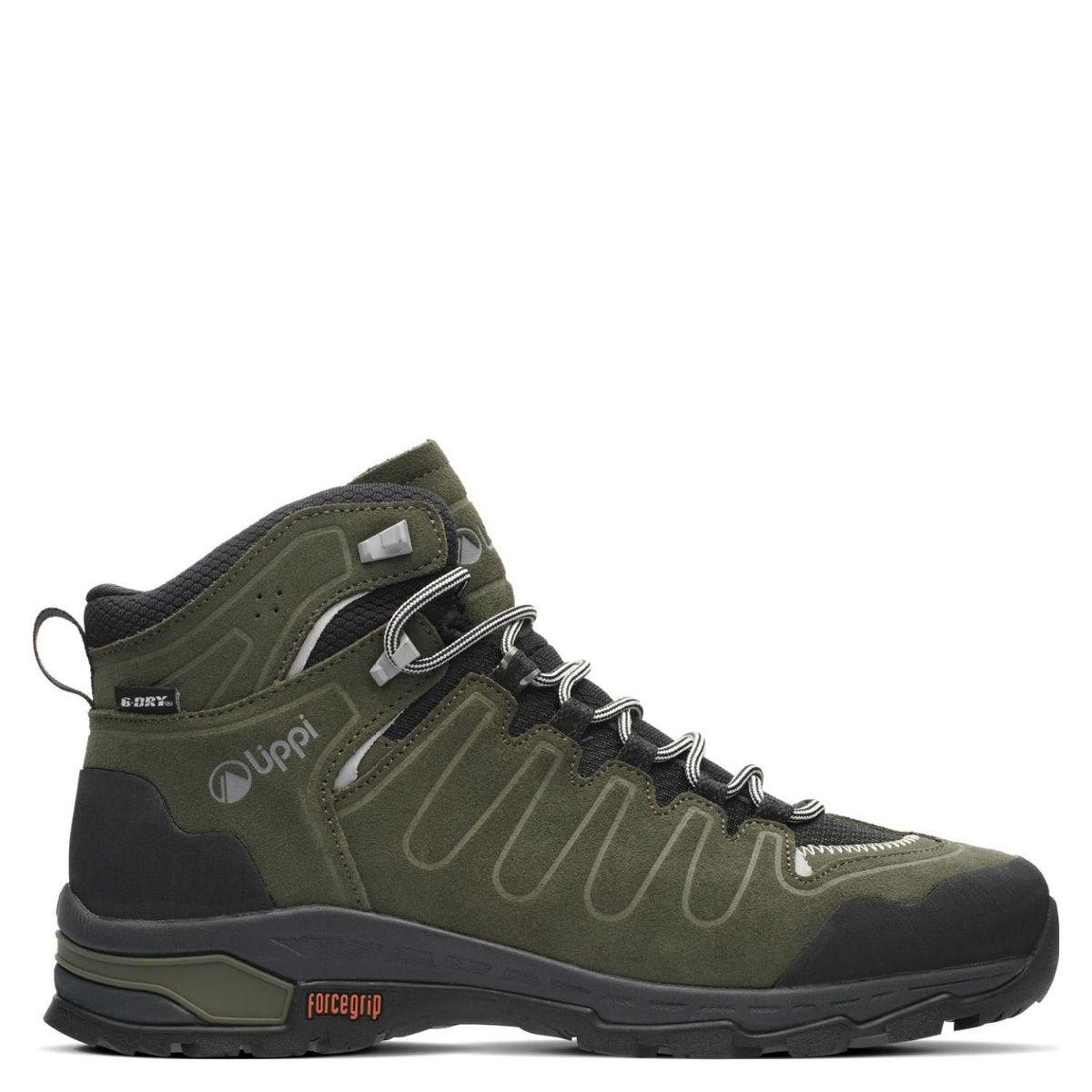 LIPPI - All Terra Mid Zapatilla Outdoor Hombre Impermeable Verde Lippi
