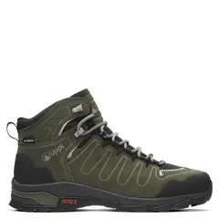 LIPPI - All Terra Mid Zapatilla Outdoor Hombre Impermeable Verde