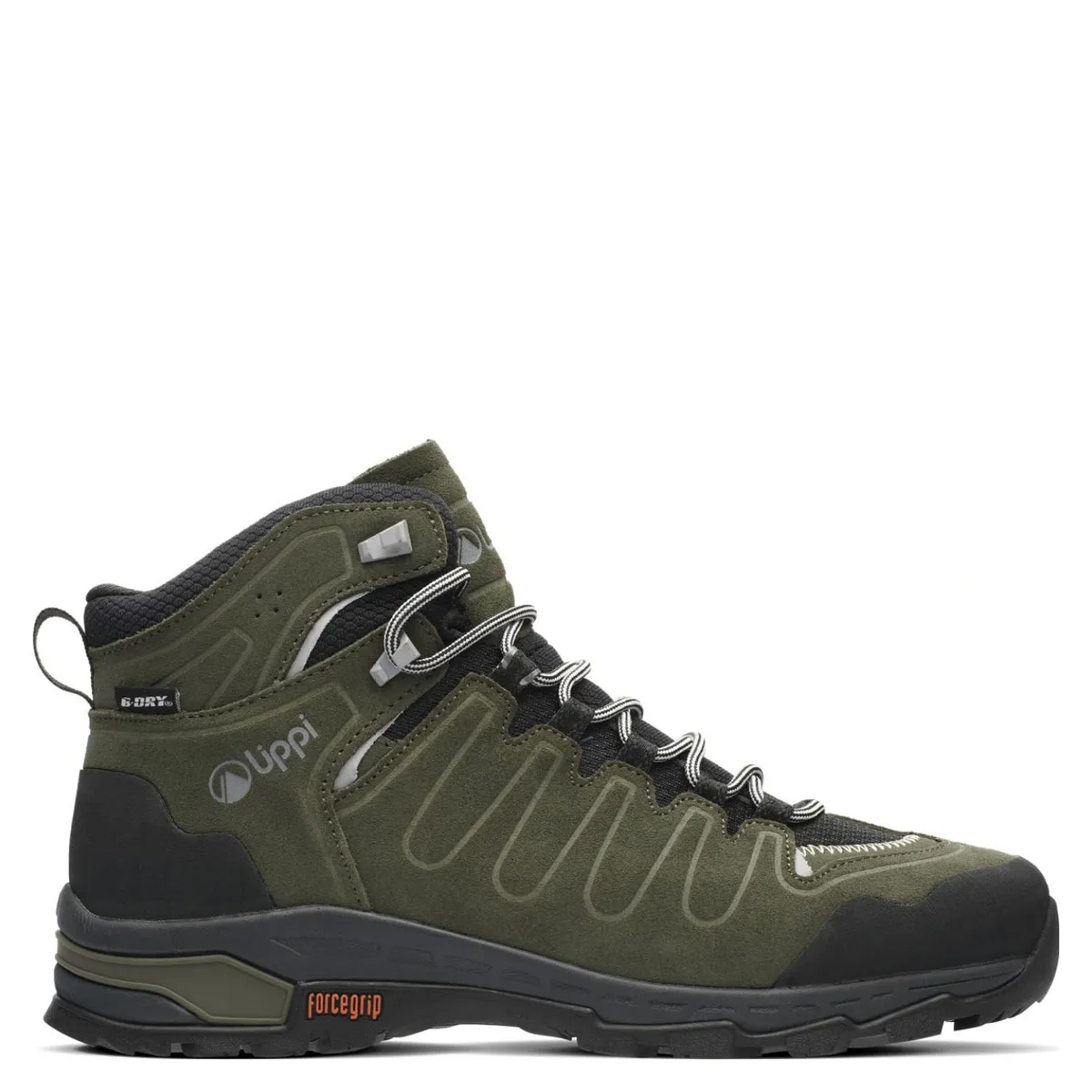 LIPPI - All Terra Mid Zapatilla Outdoor Hombre Impermeable Verde Lippi