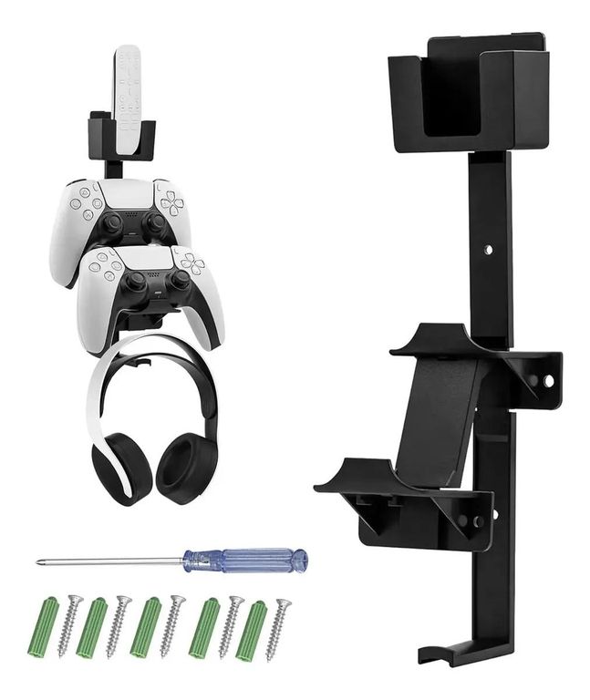 GENERICO Soporte de Pared para Auriculares y Control PS5