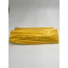 GENERICO - Limpiapipa amarillo 100 Unidades De 6mm X 30cm