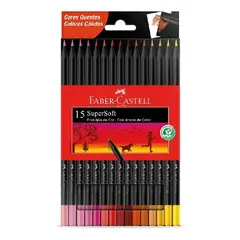 FABER-CASTELL - Ecolápices Supersoft Colores Cálidos X15