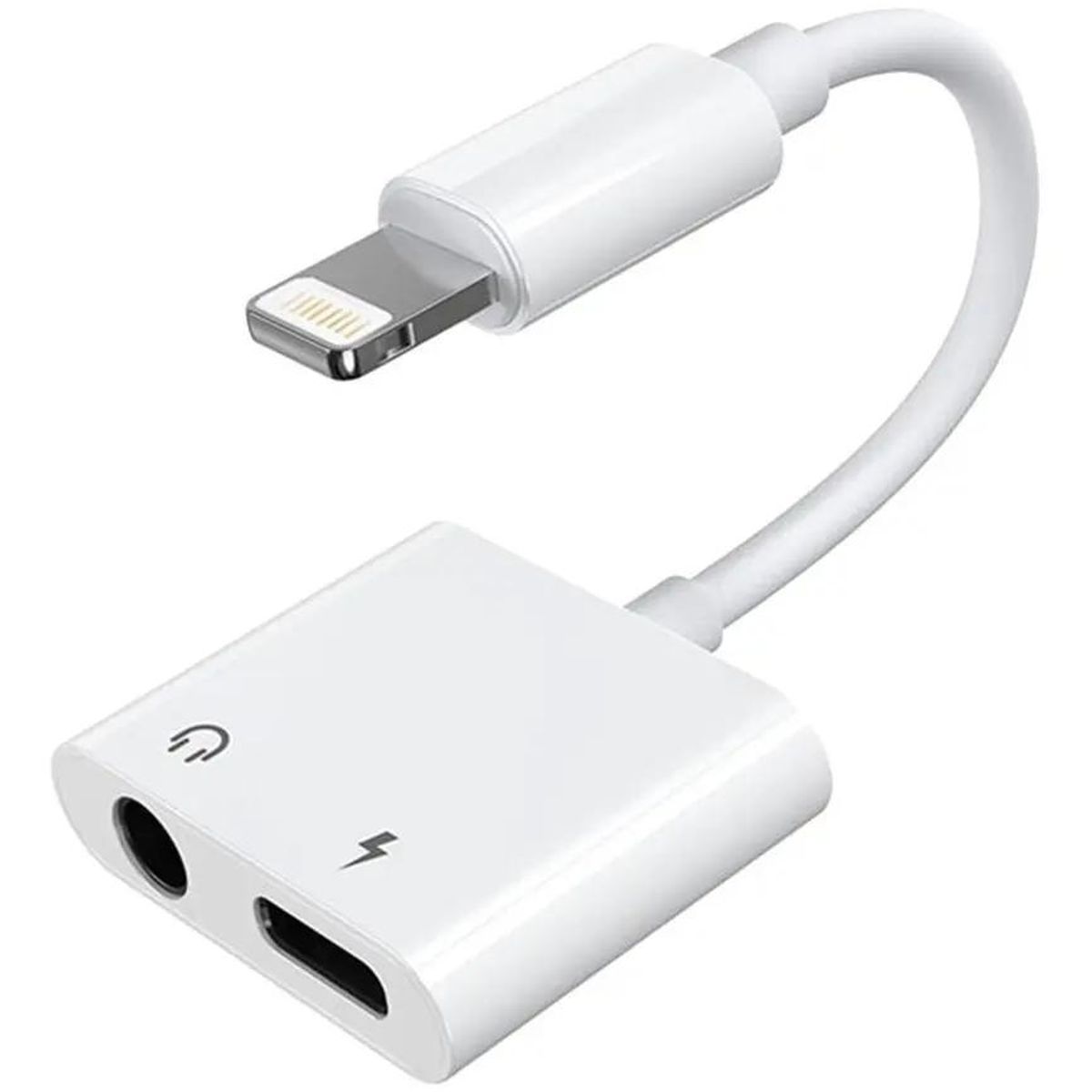 GENERICO - Adaptador Lightning a Jack 3.5mm para iPhone