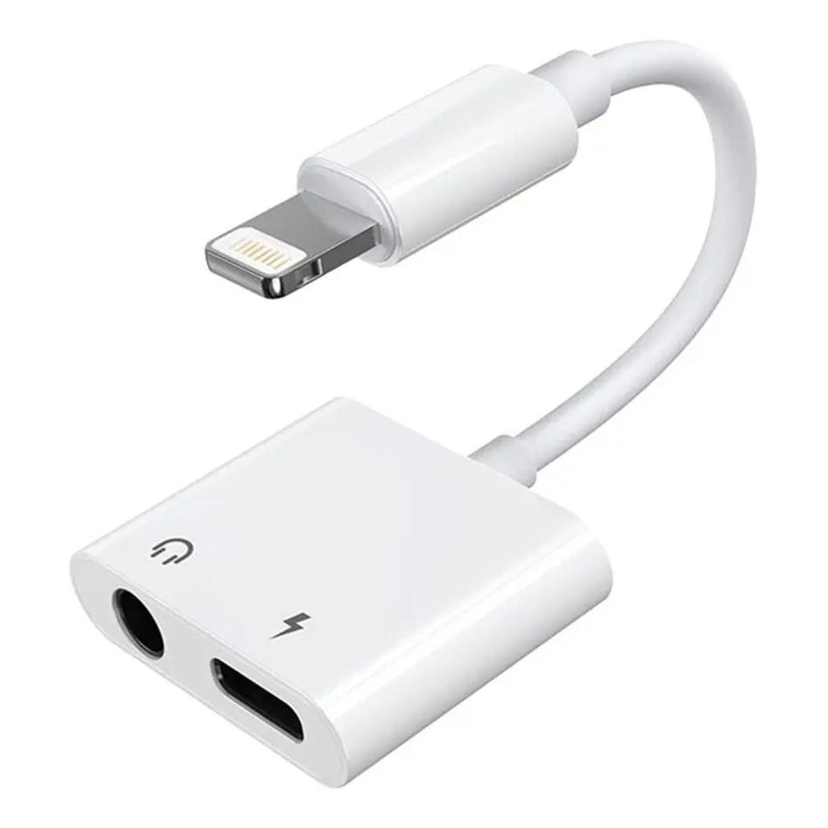 GENERICO - Adaptador Lightning a Jack 3.5mm para iPhone