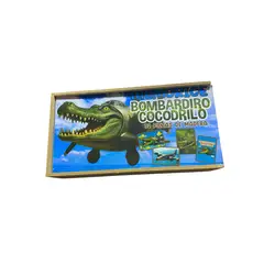 GENERICO - Juego Memorice De Bombardero Cocodrilo Madera Infantil 36 Piezas