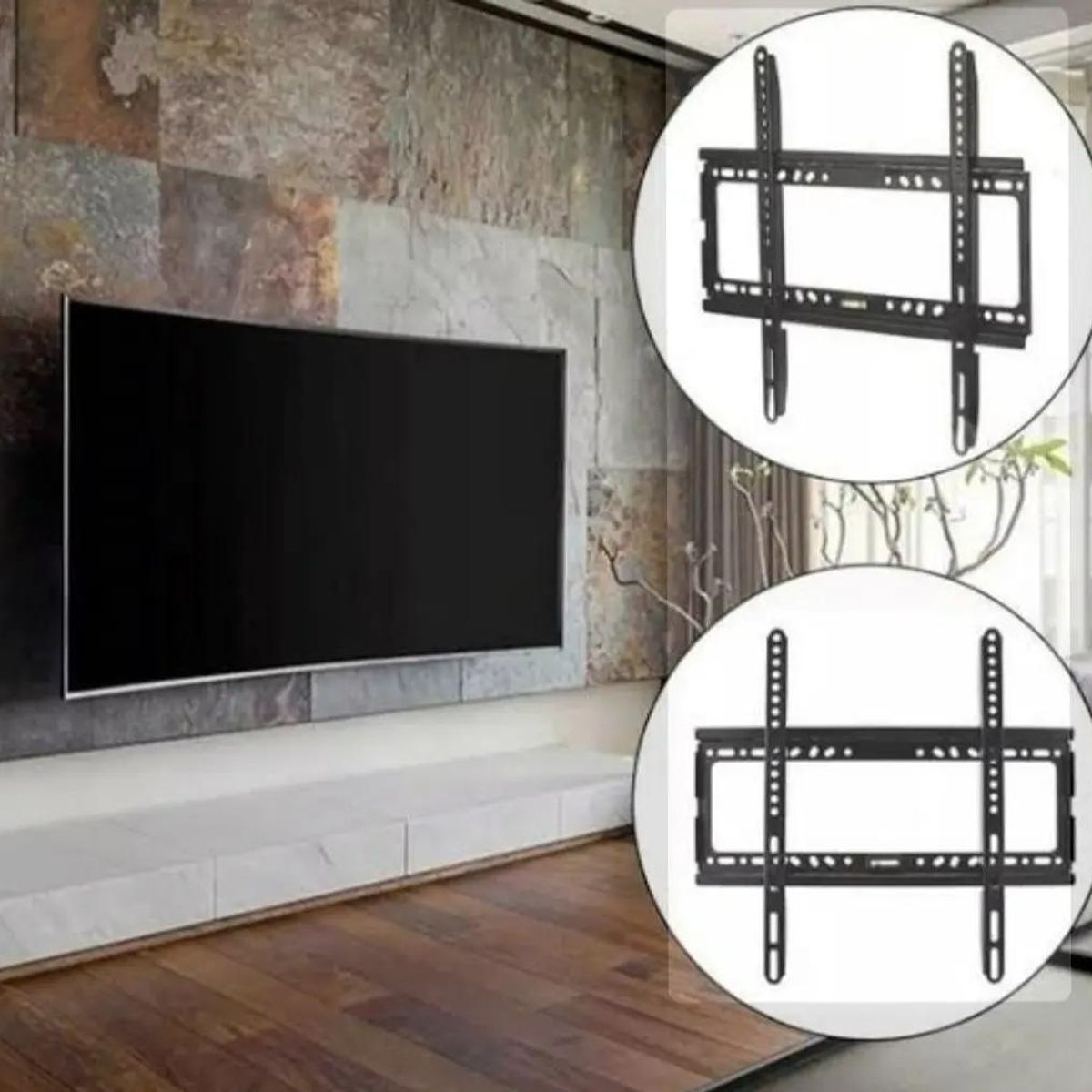 GENERICO - Soporte fijo para TV de 32 a 80 pulgadas