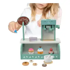 GENERICO - Juego de Cafetería de Madera Montessori