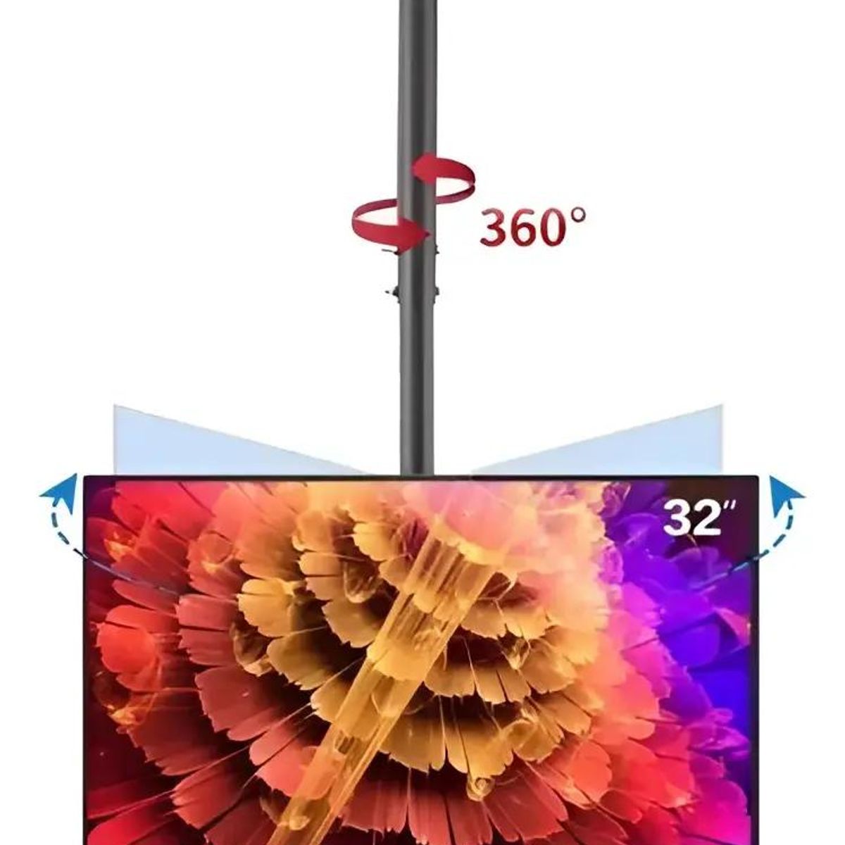 GENERICO - Soporte de techo para TV de 26 a 60 pulgadas