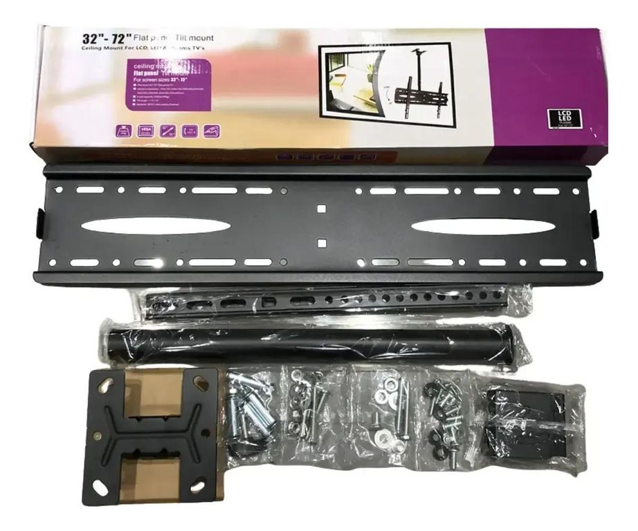GENERICO Soporte de techo inclinable para TV 32-72 pulgadas