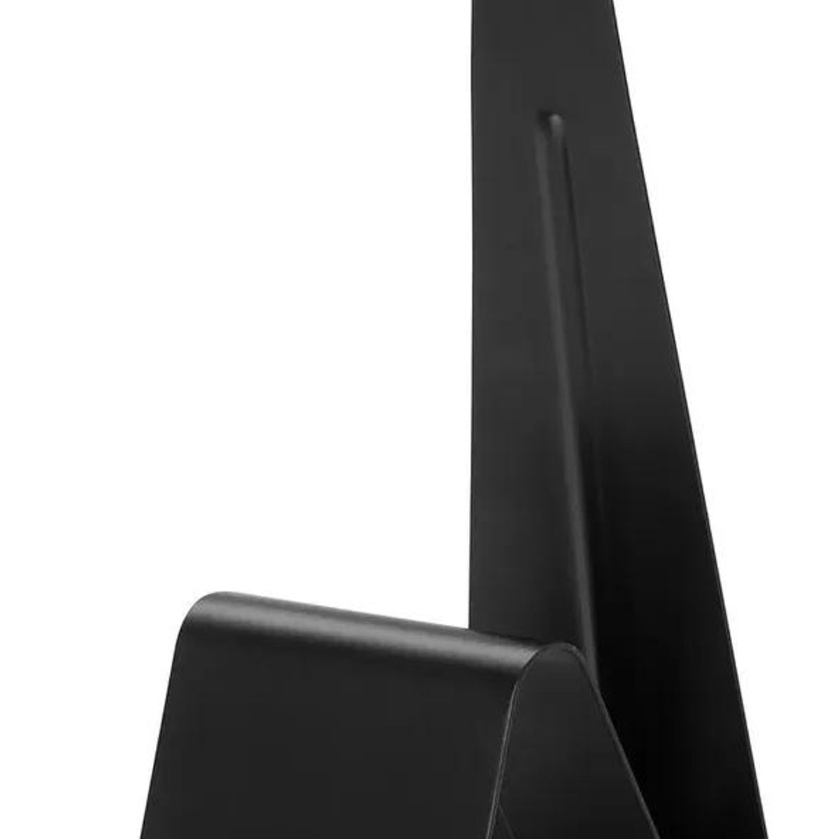 GENERICO - Soporte de acero negro para tablet y audífonos