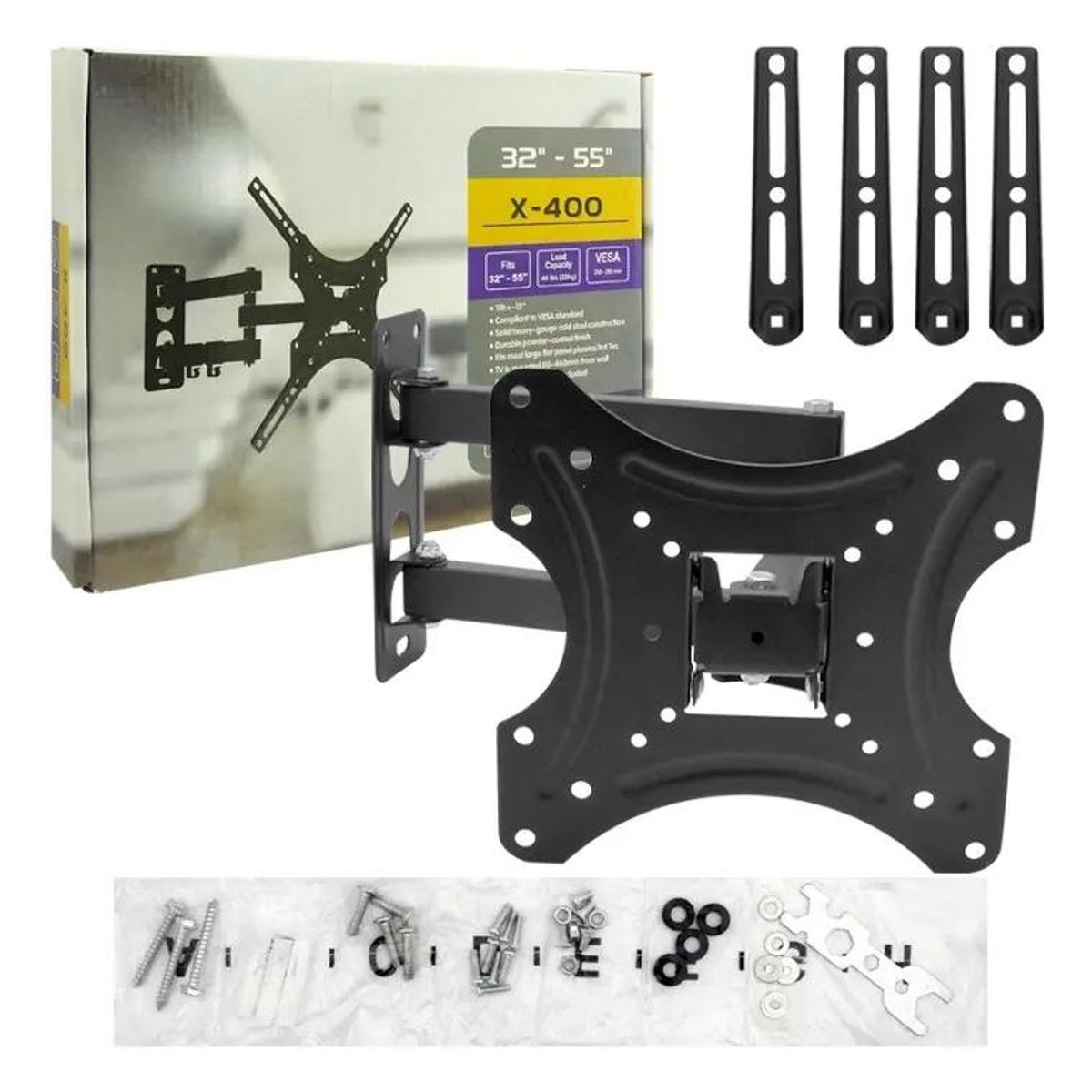 GENERICO - Soporte para TV de 32 a 55 pulgadas con brazo articulado