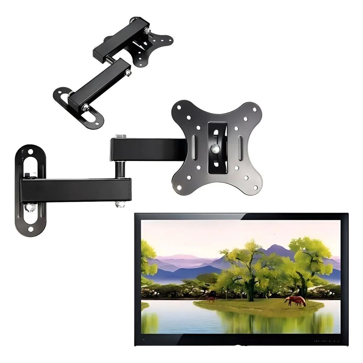 GENERICO - Soporte de Pared Giratorio para TV LED y LCD 10"
