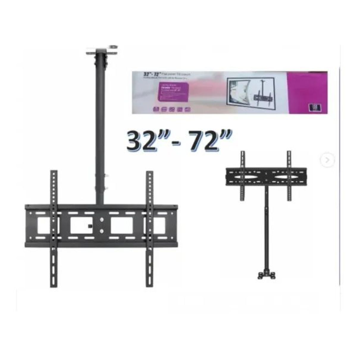 GENERICO - Soporte de techo para TV de 32 a 72 pulgadas