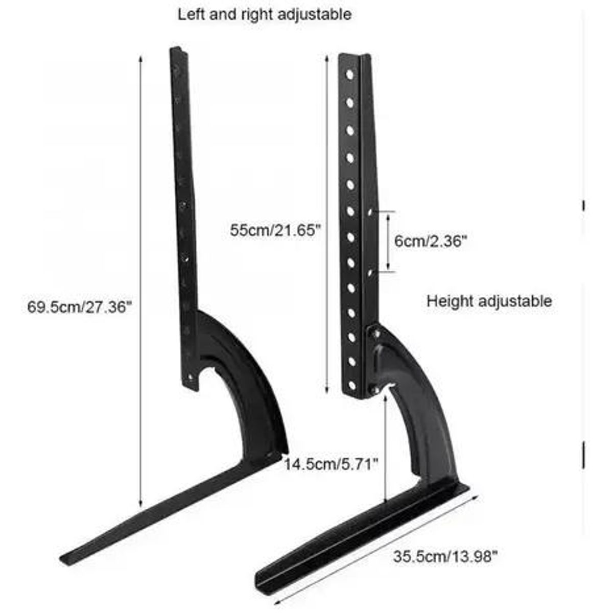 GENERICO - Soporte base universal para TV de 37 a 75 pulgadas