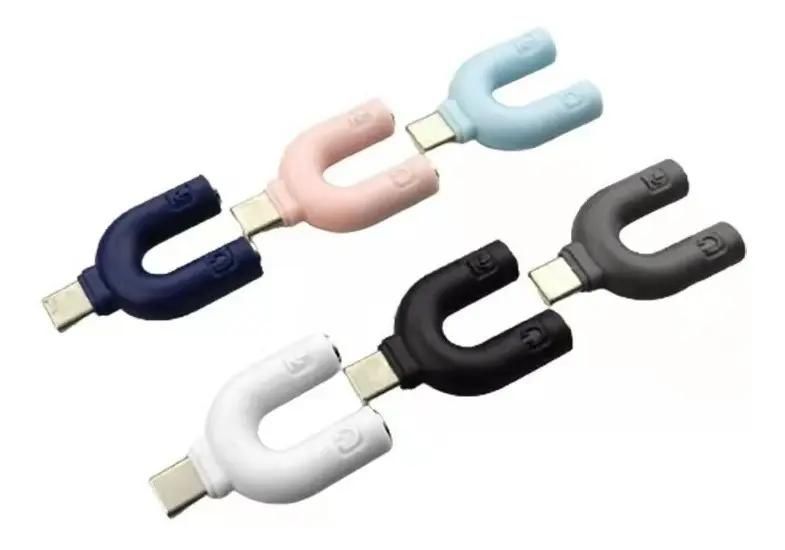 GENERICO Adaptador Audio Splitter Tipo C para Micrófono y Audífono