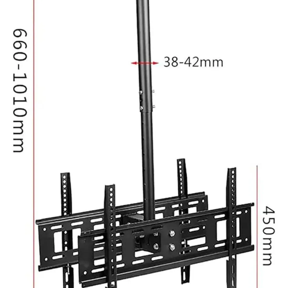GENERICO - Soporte de techo doble para TV 42 a 80 pulgadas