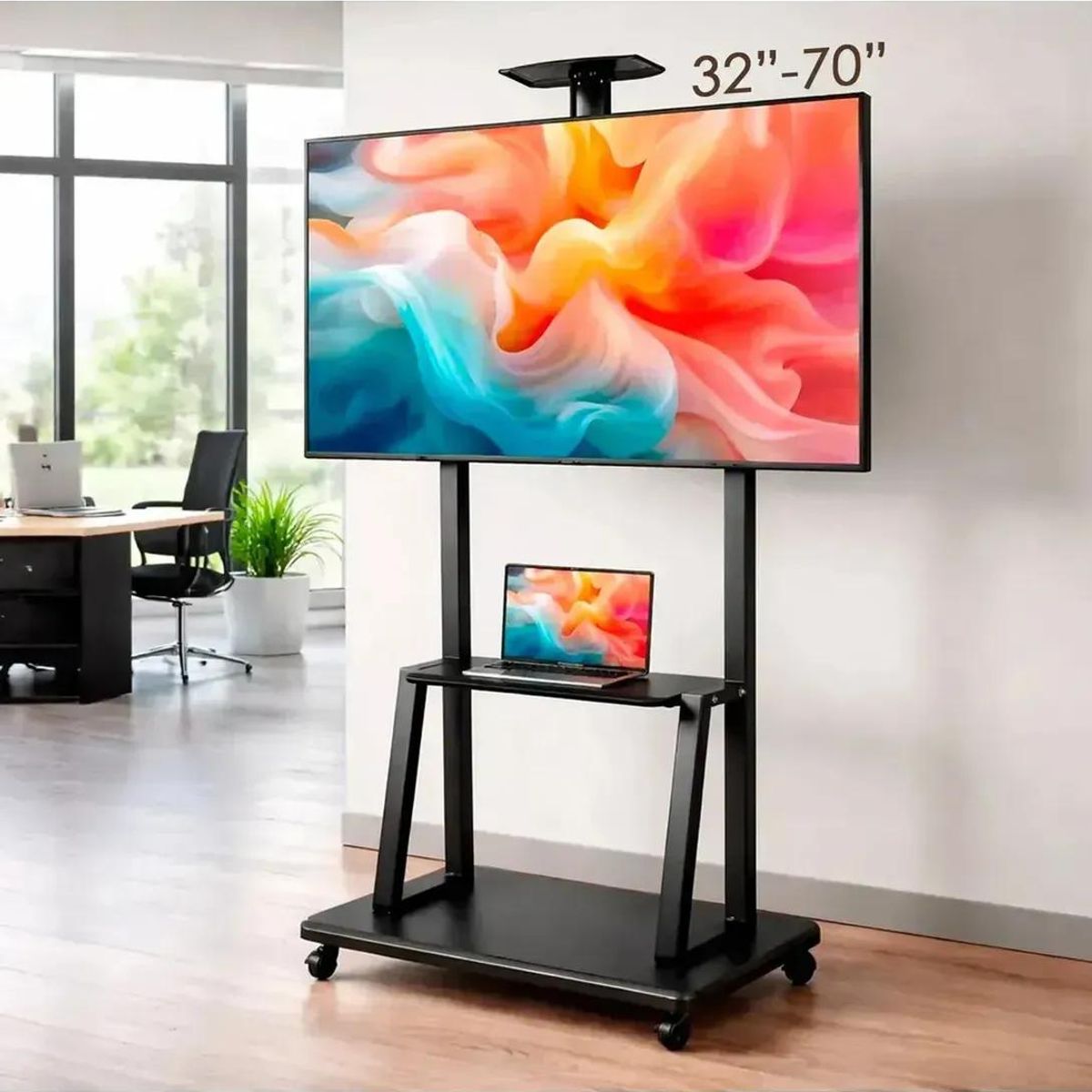 GENERICO - Soporte base con ruedas para TV 32 a 70 pulgadas