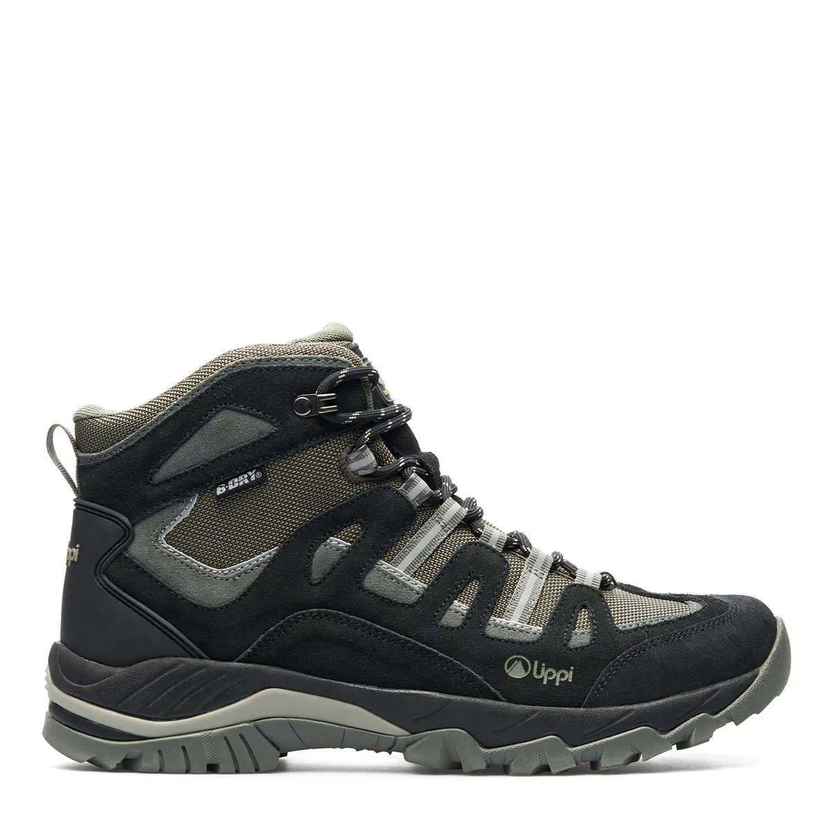 LIPPI - Puelo Cs Hi Marengo Zapatilla Outdoor Hombre Impermeable Negro Lippi
