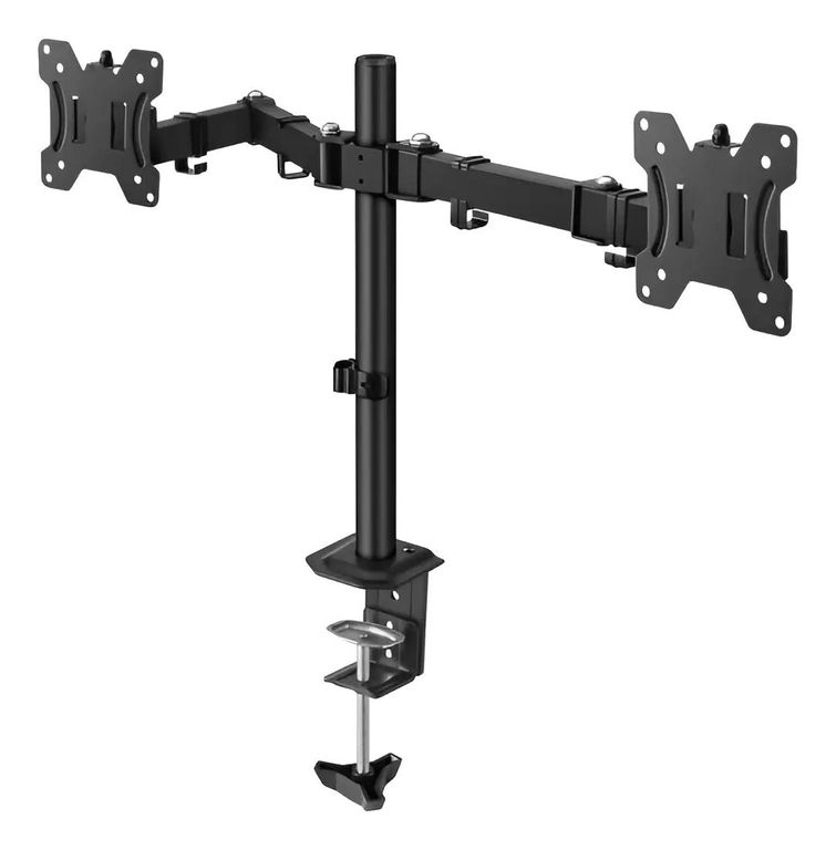 GENERICO Soporte de Brazo Articulado para Monitor Doble 12-27"