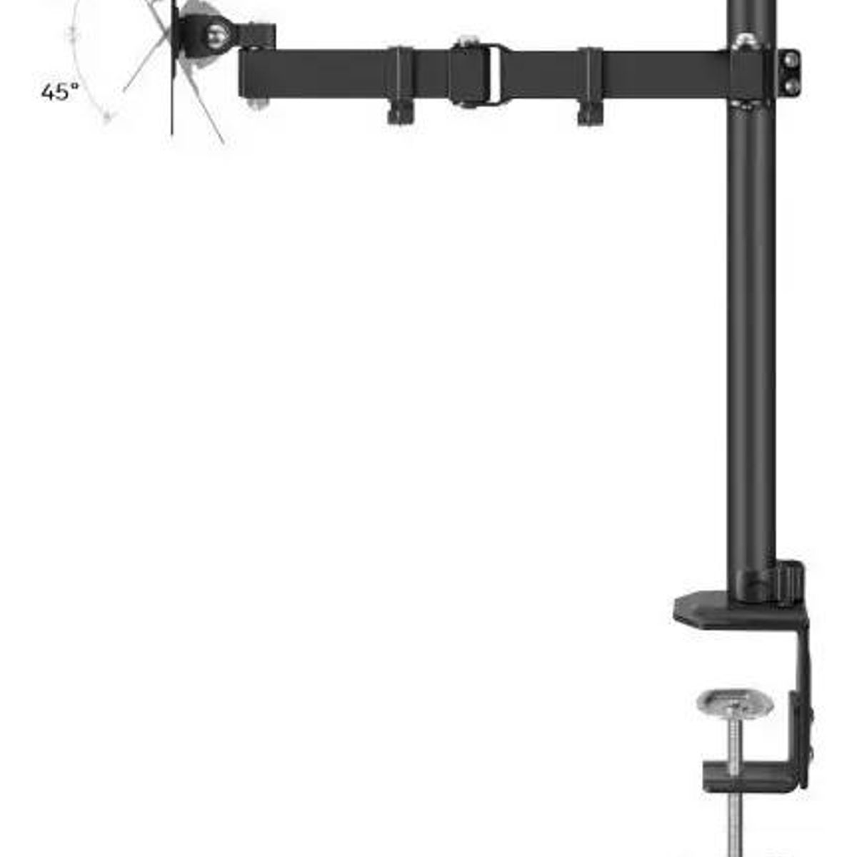 GENERICO - Soporte de Brazo Articulado para Monitor Doble 12-27"