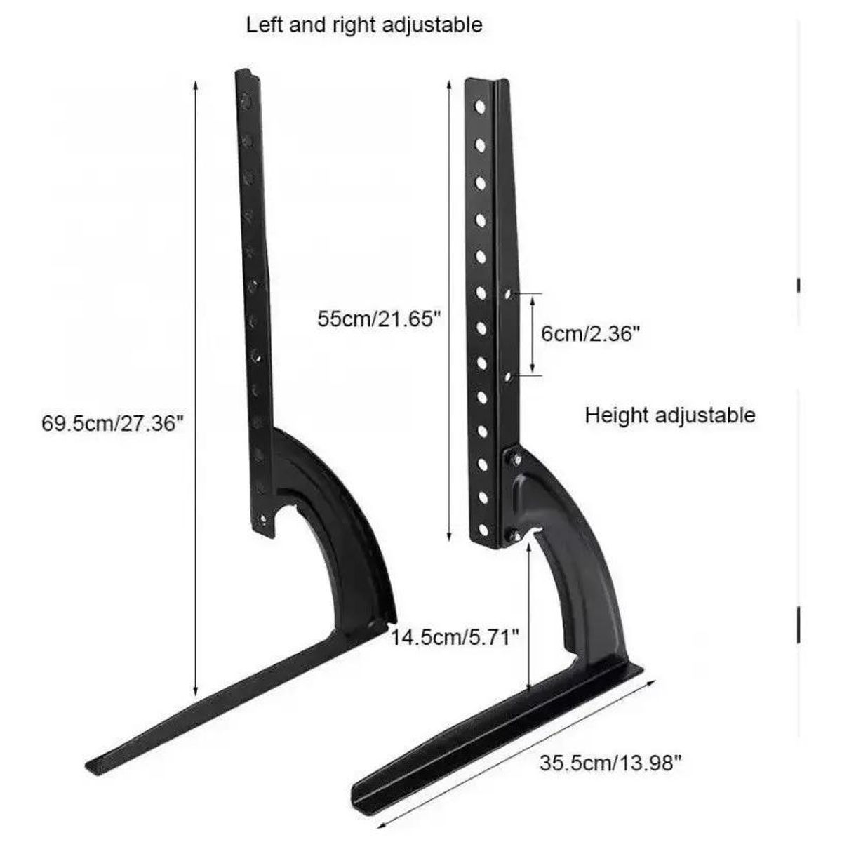 GENERICO - Soporte Base Universal para TV 37 a 75 Pulgadas