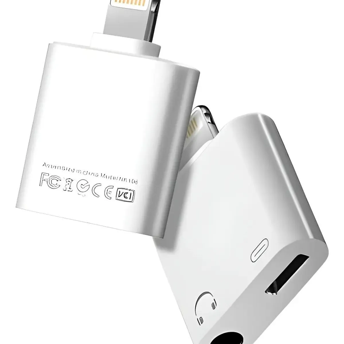GENERICO - Adaptador Splitter Lightning para Carga y Audio iPhone
