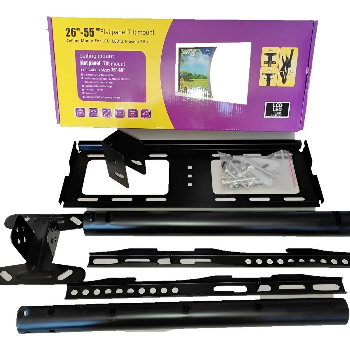 GENERICO - Soporte de techo ajustable para TV 26 a 55 pulgadas