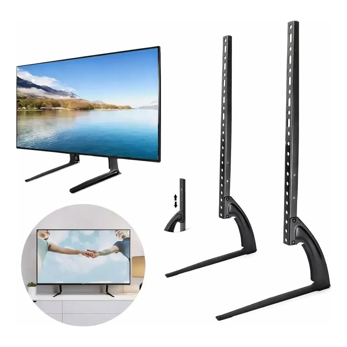 GENERICO - Base soporte universal para TV de 37 a 75 pulgadas