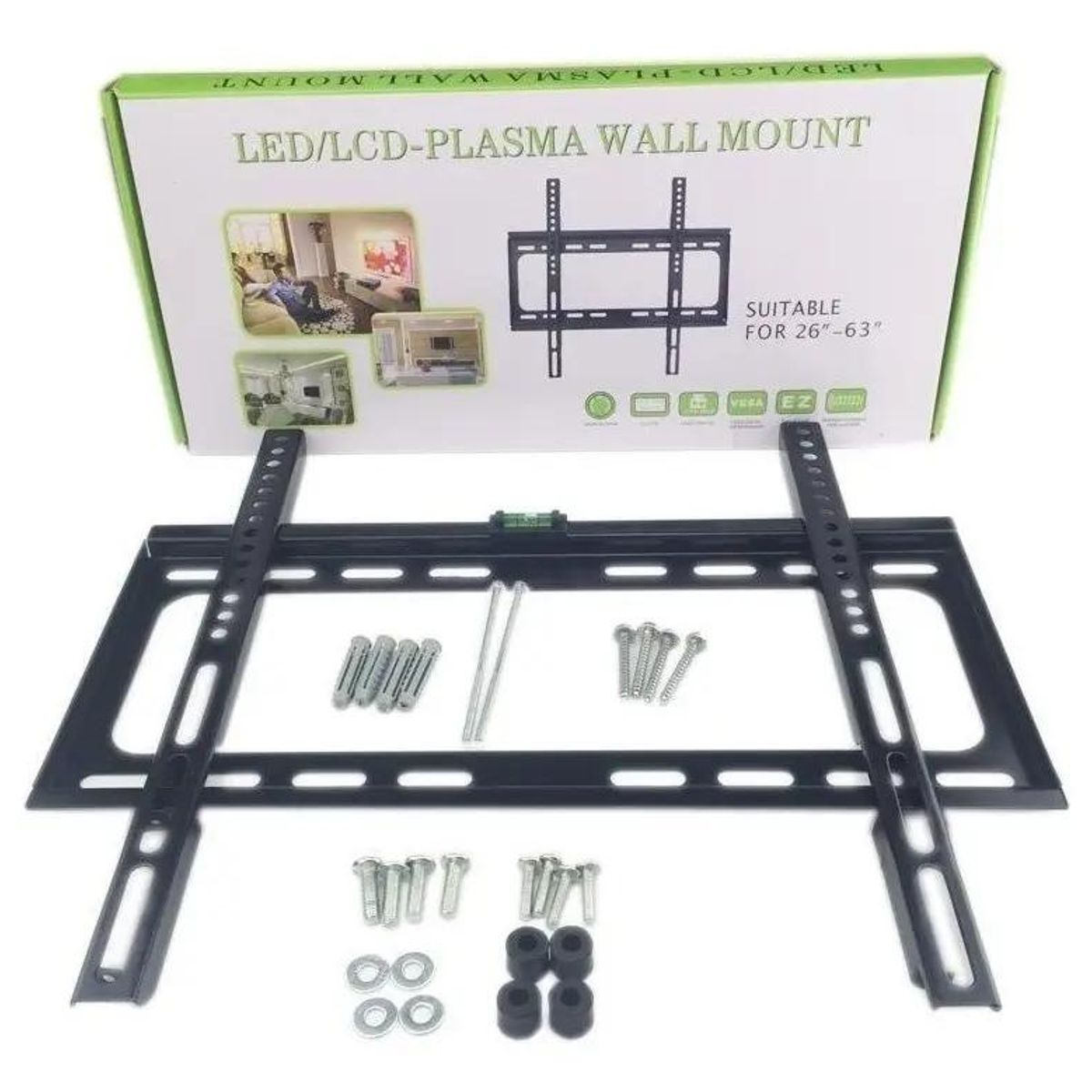 GENERICO - Soporte Fijo para TV de 26 a 63 Pulgadas Base Doble