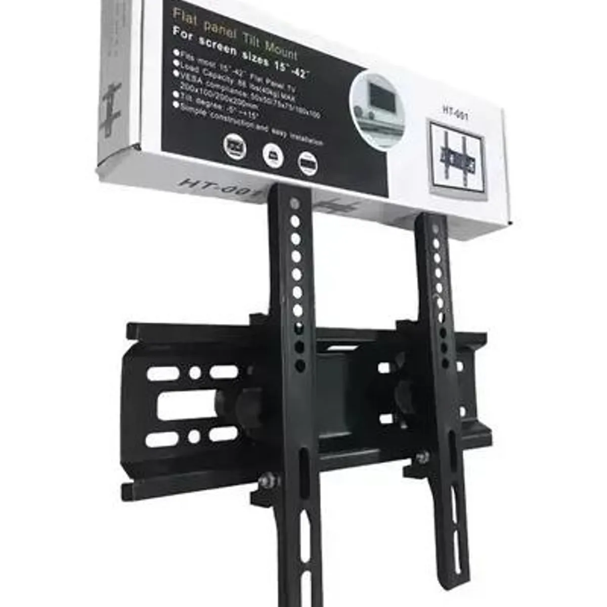 GENERICO - Soporte de Pared Inclinable para Pantallas