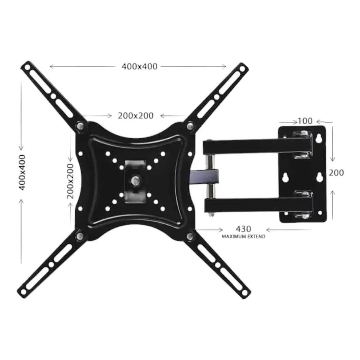 GENERICO - Soporte de techo ajustable para TV 26 a 60 pulgadas