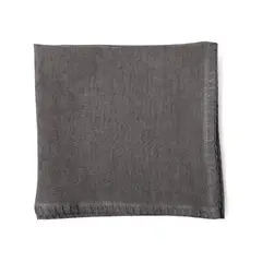 ESTAMPA - SERVILLETA LINO GRIS OSCURO