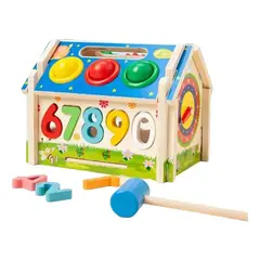 GENERICO - Casa Interactiva de Madera para Niños