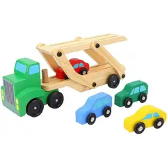 GENERICO - Camión de madera didáctico para niños