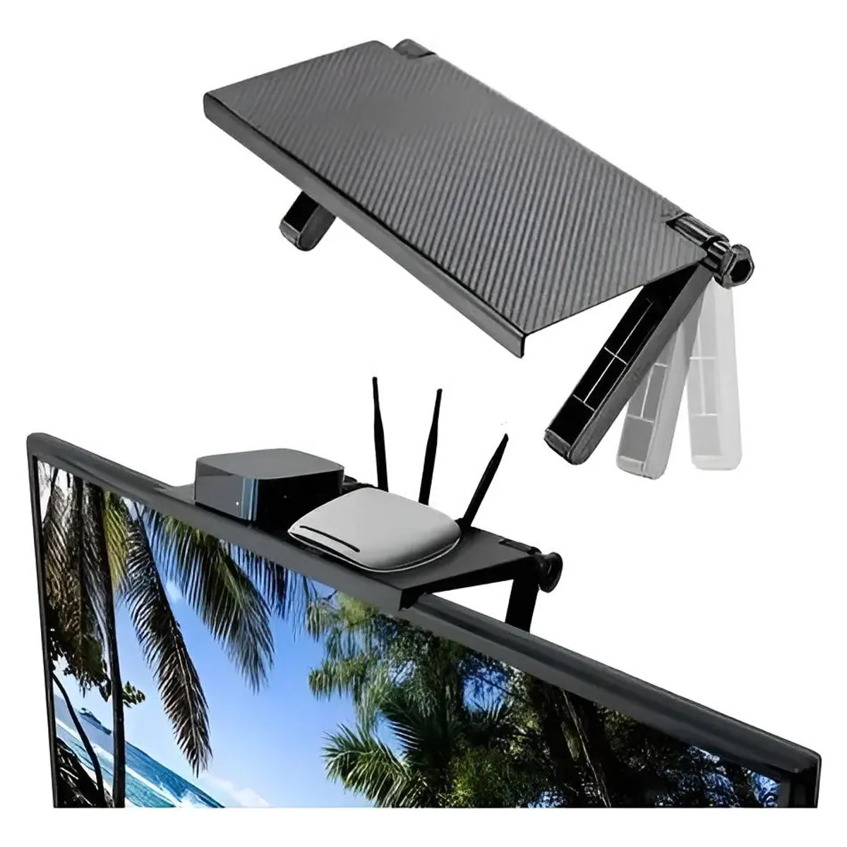 GENERICO - Soporte Ajustable para TV 14 a 55 Pulgadas Negro
