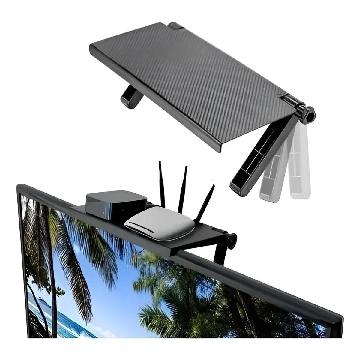 GENERICO - Soporte Ajustable para TV 14 a 55 Pulgadas Negro