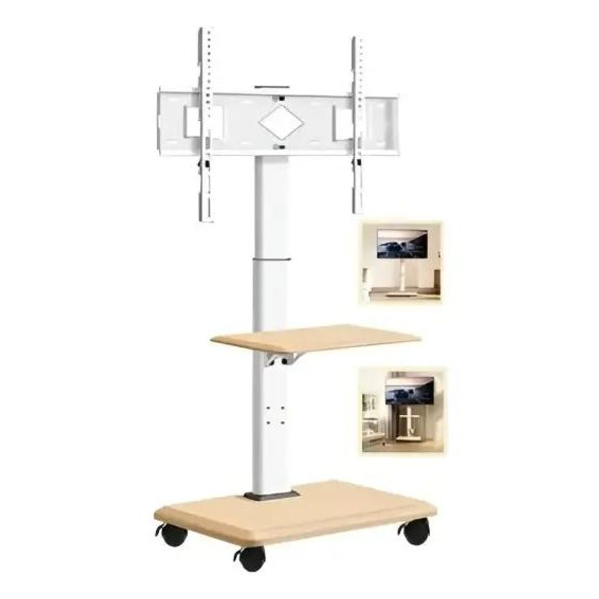 GENERICO - Rack móvil para TV de 37 a 75 pulgadas