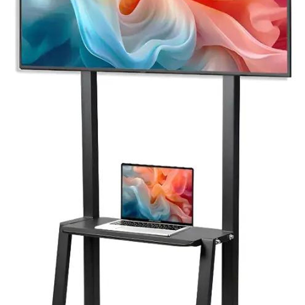 GENERICO - Soporte TV Pedestal con Ruedas para 32 a 75 Pulgadas