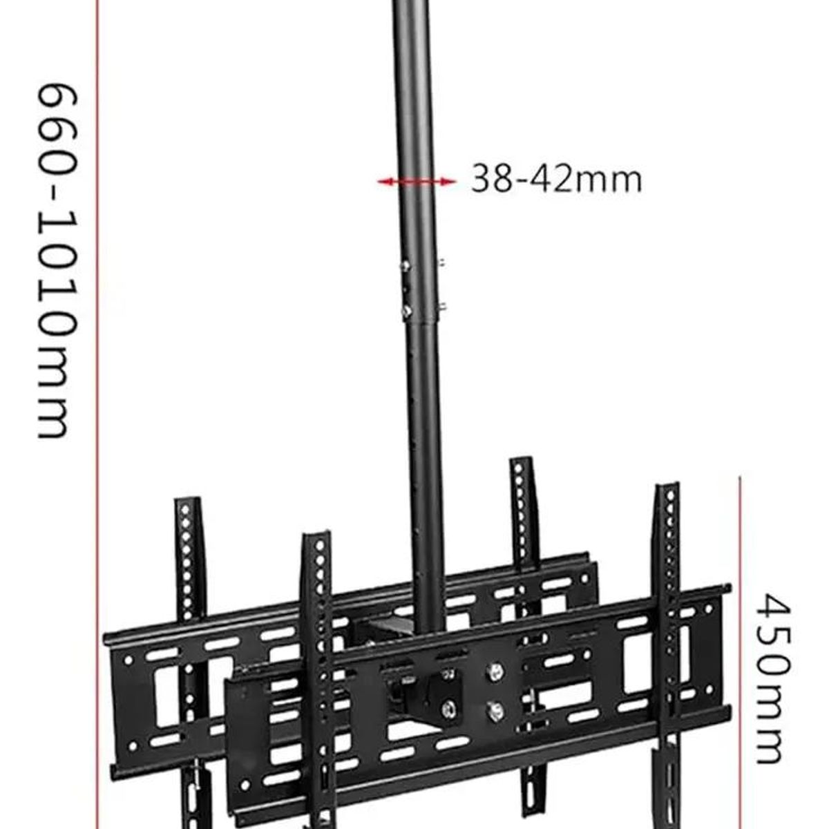 GENERICO - Soporte de techo doble para TV 42 a 80 pulgadas