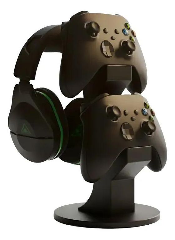 GENERICO Soporte de Mesa Doble para Mandos y Audífonos Xbox