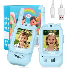 GENERICO - WALKIE TALKIE CON VIDEO PARA NIÑOS JUGUETE INTERACTIVO 2PCS