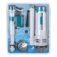 GENERICO - Kit completo de válvula para estanque con botón WC