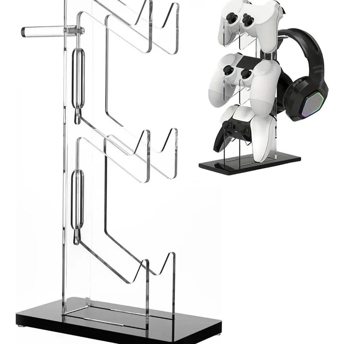 GENERICO - Soporte vertical para control y audífonos PS5 3 niveles