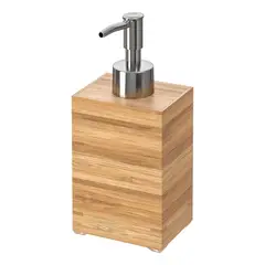 GENERICO - Dispensador de jabón 350 ml con bomba bambú natural