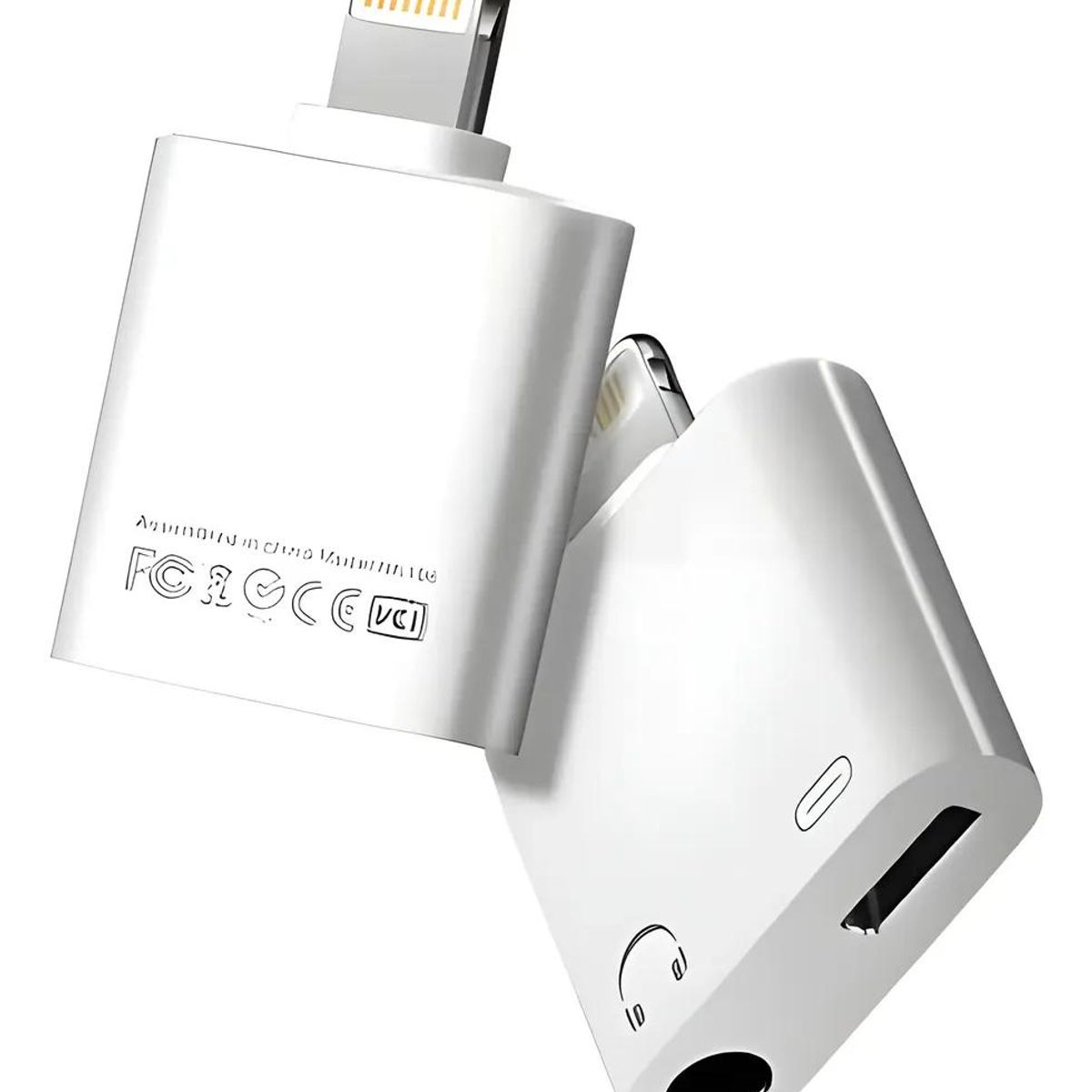 GENERICO - Adaptador Splitter Lightning para Audio y Carga iPhone